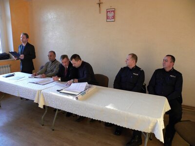 W zebraniu uczestniczył m.in. burmistrz Jan Labus. 